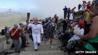 Sir Chris Bonington on Snowdon