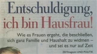 Front page of German newspaper Die Zeit
