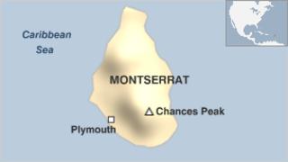Карта Монтсеррата