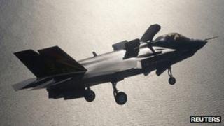 An F-35 fighter jet
