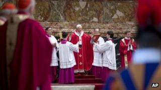 Pope Benedict XVI celebrates Mass at the Vatican (3 Nov 2012)