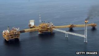 Total offshore oil well off the Niger delta