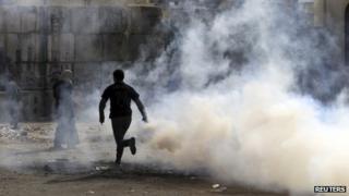 Protester in Cairo, 20 November 2012