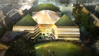 An artist's impression of the new centre