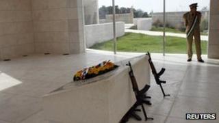 Yasser Arafat's tomb in Ramallah (file image)