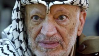 File photo of Yasser Arafat (2004)
