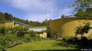 The WISE building at Centre for Alternative Technology in Machynlleth