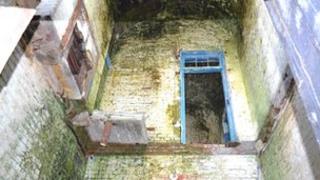Inside Fort Tourgis in Alderney