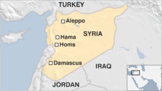 Map of Syria