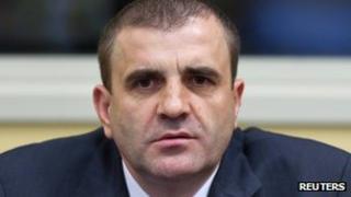 Bosnian Serb Milan Lukic attends the appeals verdict in his trial at the International Criminal Tribunal for former Yugoslavia, in The Hague December 4, 2012