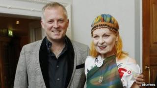 Dame Vivienne Westwood and her son Joe Corre