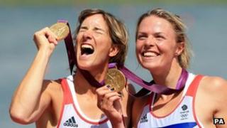 Katherine Grainger, left, and Anna Watkins