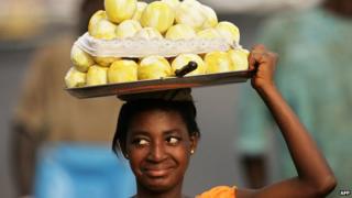Гана продавец фруктов