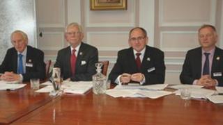 Bill Parker, Jim Harker, Paul Blantern and Matt Bowmer