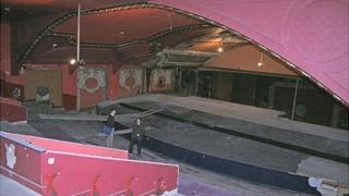 Interior of the cinema