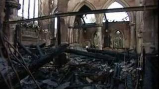 St Barnabas church in Erdington gutted by a fire in 2007