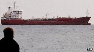 Tanker off Limassol, Cyprus - file pic