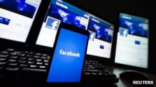 Facebook running on devices