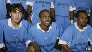 Afrika United football players