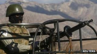 Pakistani troops in tribal regions, file pic