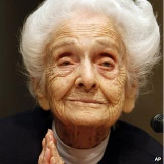 Archive photo of Rita Levi Montalcini in 2009