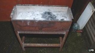 The barbecue from the incident