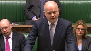 William Hague in the Commons