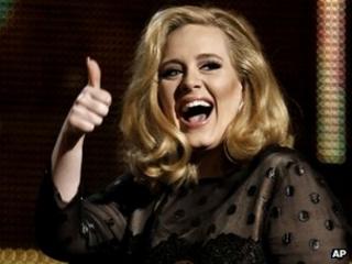 Adele at Brit Awards