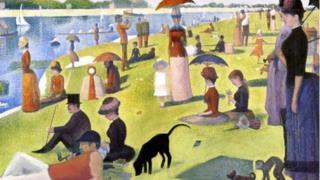 Seurat’s Sunday afternoon on the Island of Grande Jatte with the trees