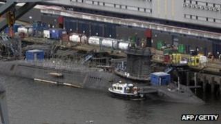 Submarine at Faslane
