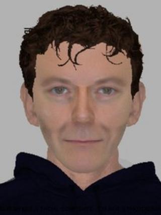 E-fit of man police are looking for in relation to a glass and bleach attack in Haverhill