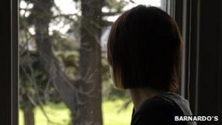 Girl at window