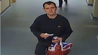 Thomas Ashcroft seen on hospital CCTV footage