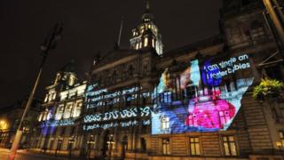 City Chambers projection