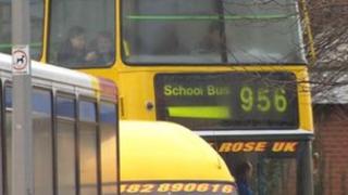School bus in Hull