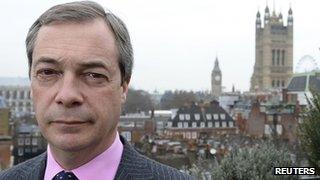 UKIP leader Nigel Farage