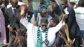 Nigerian opposition politician Nuhu Ribadu (28 February 2011)
