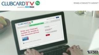 Still from Tesco Clubcard TV promotional video