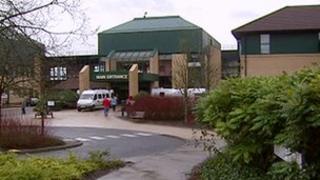The child has been taken to Antrim Area Hospital for treatment