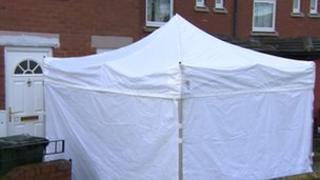 Police tent