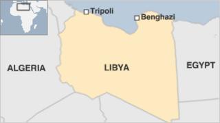 Map of Libya