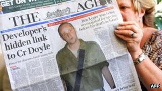 Australian newspaper reporting case of Ben Zygier