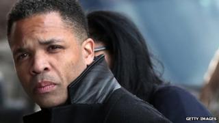 Former Rep Jesse Jackson Jr enters US District Court in Washington DC 20 February 2013
