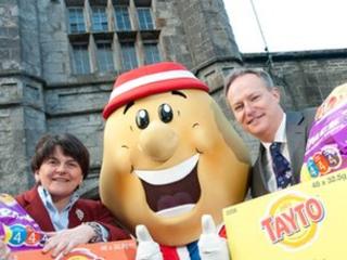Arlene Foster and Paul Allen