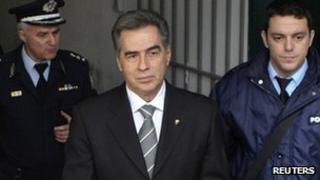 Vassilis Papageorgopoulos at court. 27 Feb 2013