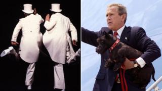 Morecambe and Wise; George W Bush and his dog Barney