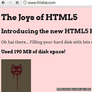 Fill Disk screen grab