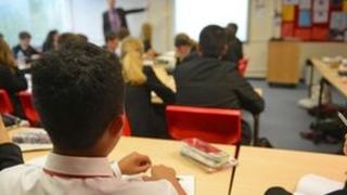 Generic pupils in classroom