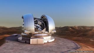 An artist's impression of the EELT