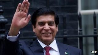 Pakistan's Prime Minister Raja Pervez Ashraf